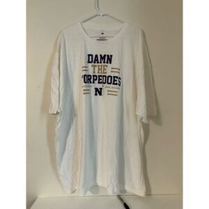 naval academy damn the torpedos football tshirt mens 5xl